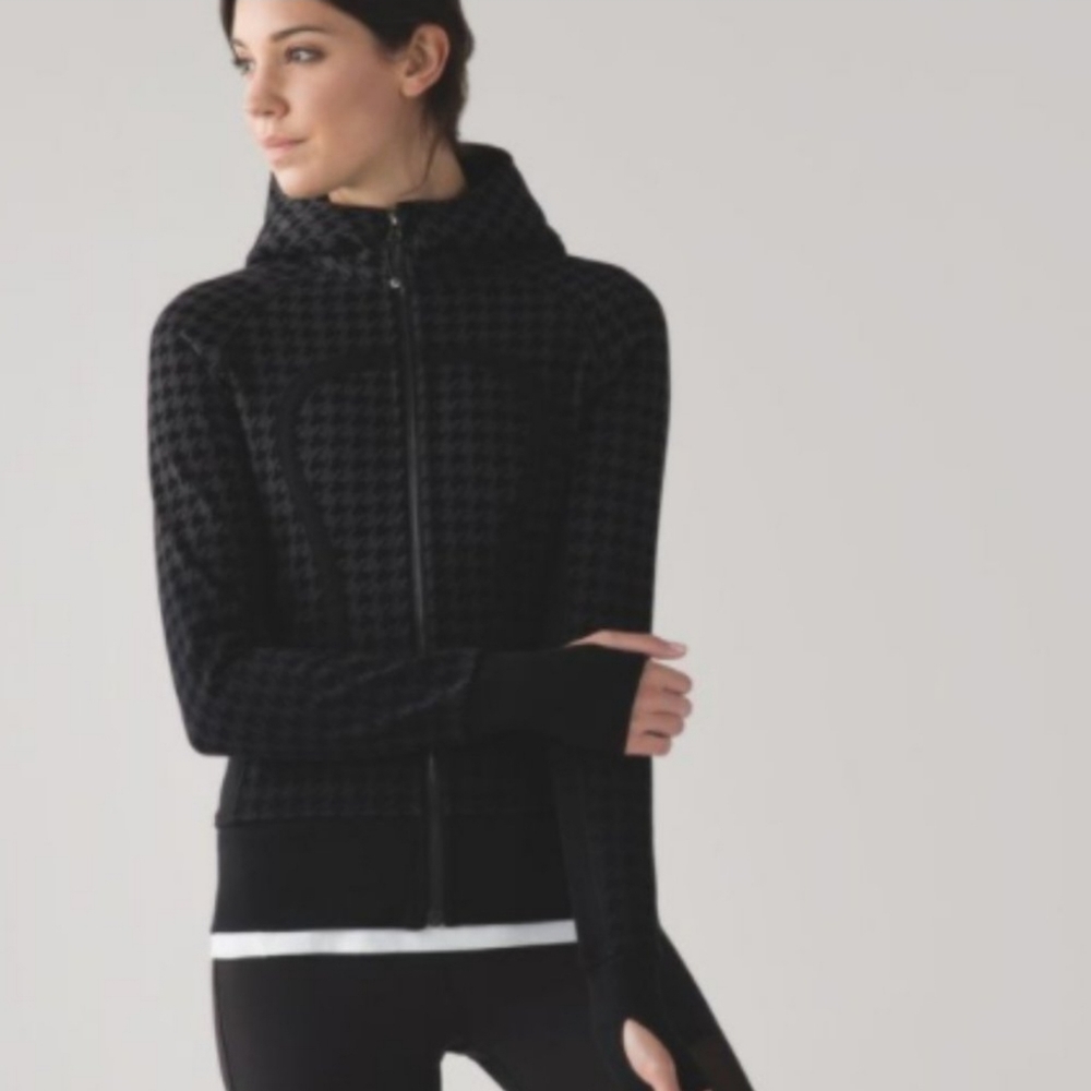 Lululemon Houndstooth Scuba Hoodie